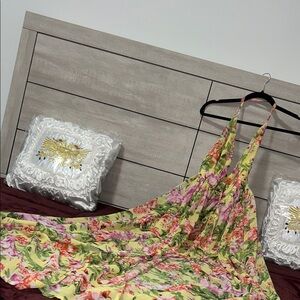 Floral Halter Maxi Dress
